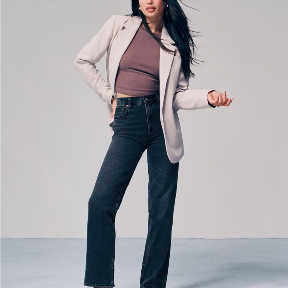 Abercrombie & Fitch 90s straight ultra high rise jeans